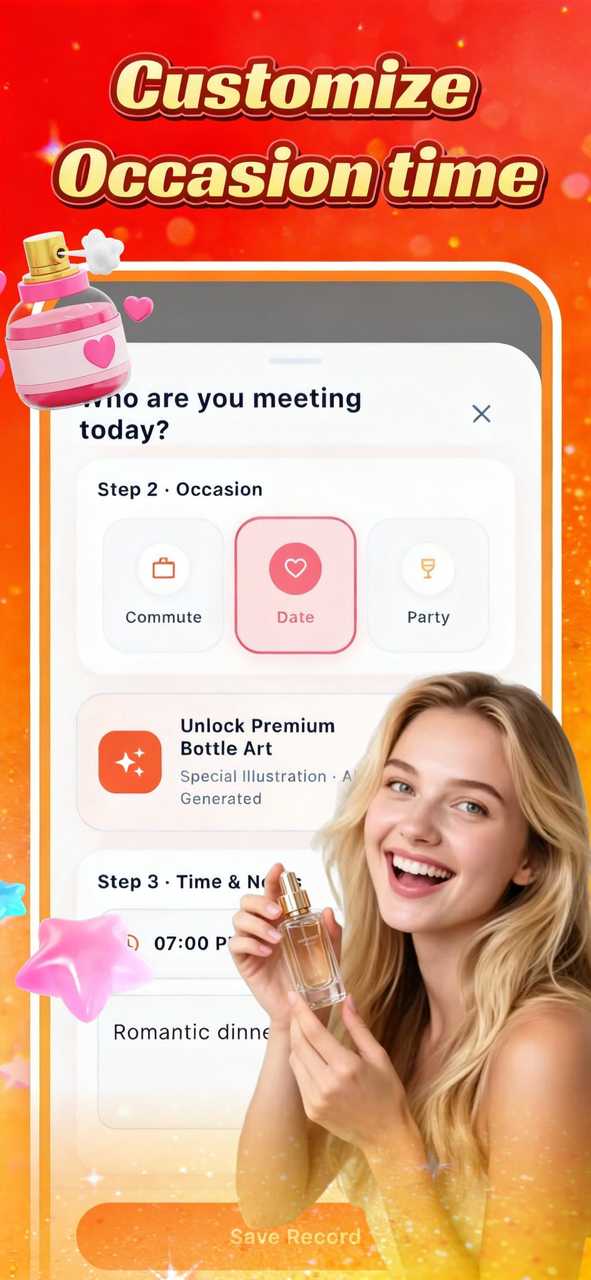 Rubbivera app screenshot - calendar view